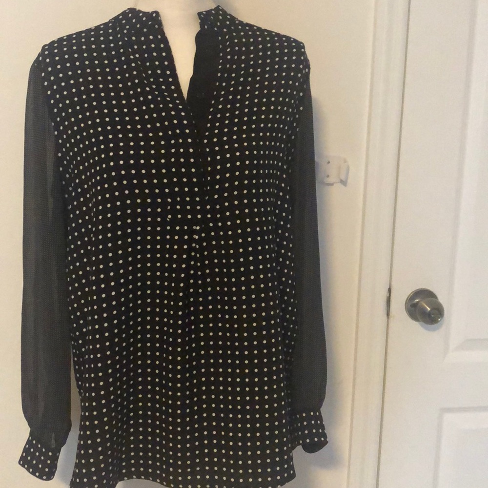 Long sleeve shirt . Brand is anneklein